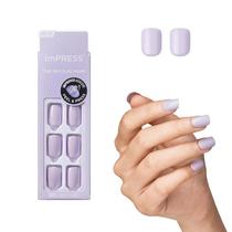 Press On Nails Impress Picture 'Purplect' Violet, tamanho curto