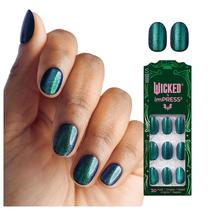 Press On Nails Impress WICKED X The Green Elixir Short Oval
