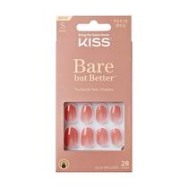 Press-On Nails KISS Bare Bare But Better 'No More Naps' Orange Press-On Nails KISS Bare Bare But Better 'No More Naps' Orange