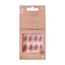 Press-On Nails KISS Bare But Better 'Shine' Dark Pink Coffin Press-On Nails KISS Bare But Better 'Shine' Dark Pink Coffin
