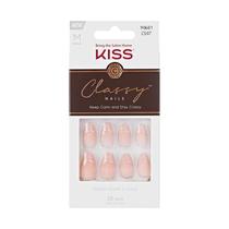 Press-On Nails KISS Classy 'New Nail, New Me' Pink Coffin