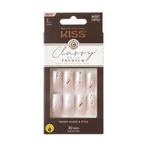 Press On Nails KISS Classy Premium 'Stunning! ' Estilo francês Press On Nails KISS Classy Premium 'Stunning! ' Estilo francês