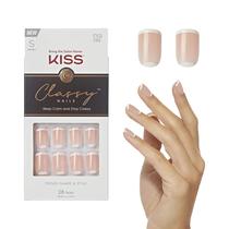 Press On Nails KISS Classy 'Simple Enough” Nude Short Squoval Press On Nails KISS Classy 'Simple Enough” Nude Short Squoval