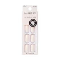 Press-On Nails KISS Impress No Glue Mani Medium Squoval