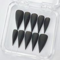 Press On Nails Putysenxi feito à mão, polido, reutilizável com caixa Press On Nails Putysenxi feito à mão, polido, reutilizável com caixa