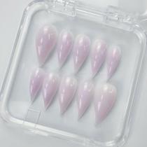 Press On Nails Putysenxi feito à mão, polido, reutilizável com caixa Press On Nails Putysenxi feito à mão, polido, reutilizável com caixa
