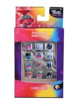 Press-On Nails Set Trolls 2 Trolls World Tour para crianças