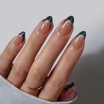 Presse On Nails Bartbox French Tip Lamp - Gel preto curável