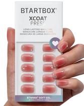 Presse On Nails Battbox Lamp-Curable Strass Blush Red Presse On Nails Battbox Lamp-Curable Strass Blush Red