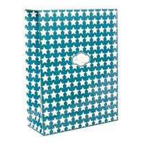 Pressie Bolsa Peel & Seal Gift Bag Blue Stars 12pk Grande