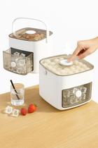 Pressione A Bandeja De Gelo, Molde De Cubo De Gelo, Caixa De Gelo, Refrigerador Doméstico Pressione A Bandeja De Gelo, Molde De Cubo De Gelo, Caixa De Gelo, Refrigerador Doméstico