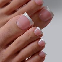 Pressione as unhas dos pés Brartbox Lamp-Curable Real Square Toe Nail