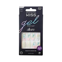 Pressione as unhas KISS Gel Fantasy Allure 3D Design 28 unidades