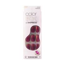 Pressione as unhas KISS Impress Color FX No Glue Mani 30 unidades Pressione as unhas KISS Impress Color FX No Glue Mani 30 unidades