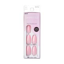 Pressione as unhas KISS Impress No Glue 'Pink Dream' rosa médio