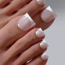 Pressione nas unhas dos pés Battbox Lamp-Curable Real Square French