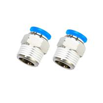 Pressione para conectar a conexão de ar VETLEY, tubo de 8 mm OD x 3/8 NPT