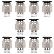 Pressione para conectar o encaixe Beduan 1/4 de tubo OD x 1/4 NPT macho Pressione para conectar o encaixe Beduan 1/4 de tubo OD x 1/4 NPT macho