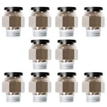 Pressione para conectar o encaixe Beduan 5/16 Tube OD x 3/8 NPT macho Pressione para conectar o encaixe Beduan 5/16 Tube OD x 3/8 NPT macho