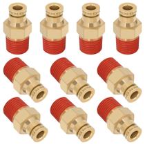 Pressione para conectar os acessórios Boeray Brass Union Straight 10 unidades