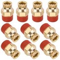Pressione para conectar os acessórios Boeray Brass Union Straight 3/8