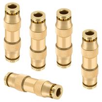 Pressione para conectar os acessórios Boeray Brass Union Straight 5/32