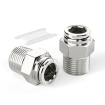 Pressione para conectar os acessórios TAILONZ PNEUMATIC 304 em aço inoxidável Pressione para conectar os acessórios TAILONZ PNEUMATIC 304 em aço inoxidável