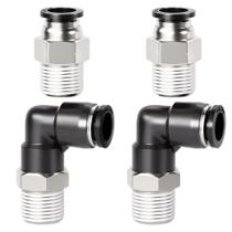 Pressione para conectar os acessórios TAILONZ PNEUMATIC PC-1/2-N2+PL-1/2-N2