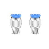 Pressione para conectar os encaixes CEKER 12 mm x 3/8 NPT com rosca macho