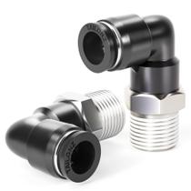 Pressione para conectar os encaixes TAILONZ PNEUMATIC Male Cotovelo 8mm x 1/4"