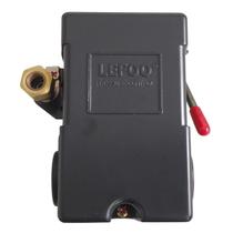 Pressostato para Compressor de Pistão Ar LF10 1 Via 125/175 PSI Duplo Contato Regulador de Pressão Lefoo Automático