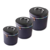 Preta Maleta Maquiagem Kit 3Pcs - C3b CB4052ES