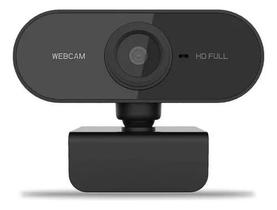 Preta Webcam Full Hd 1080p Usb 360º Com Microfone Top W01