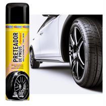 Preteador de pneus spray aerossol brilho prolongado