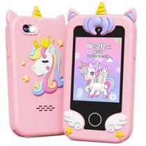 Pretend Phone Toy KOKODI Kids Smart Phone Unicorn Girls 3-10