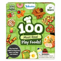 Pretend Play Playset Skillmatics 100 alimentos para jogos mais reais