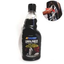 Pretinho Carro Moto Limpa Pneus 500g Brilhoso Kharis