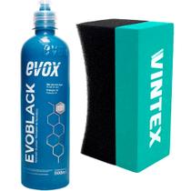 Pretinho de Pneu Evoblack 500ml Evox + Aplicador Vintex - VONIXX