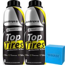 Pretinho Top Tires Autolimpe Abrilhantador de Pneus com Brilho Intenso Longa Duração 1L Pretinho Top Tires Autolimpe Abrilhantador de Pneus com Brilho Intenso Longa Duração 1L