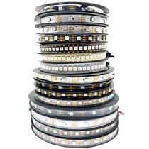 Preto Branco 5m WS2815 5050RGB LED Strip 30/60/144 LEDs/m Luz De Pixel Inteligente IP30 IP65 IP67