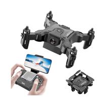 Preto Cinza Dobrável Mini Drone Câmera Hd Wifi Fpv Pressão De Ar Altitude Hold 4drc V2 Quadcopter Rc
