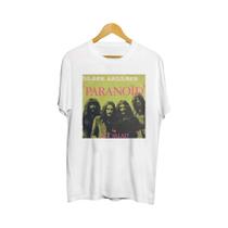 Preto metal rock band t camisa masculina moda casual gráfico manga curta plus size t camisa unisex