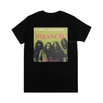 Preto metal rock band t camisa masculina moda casual gráfico manga curta plus size t camisa unisex
