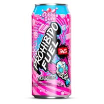 PréTreino Prohibido Fuel Drink 473ml Energia e Foco Pronto para Beber 3VS Sabor Bubble Gum