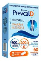 Prevcal D - 500mg Carbonato De Cálcio + 400ui Vit D 60cpr - Massime