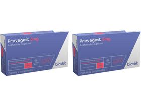 Prevegest 5mg - 12 Comprimidos - Biovet - 2 Unidades