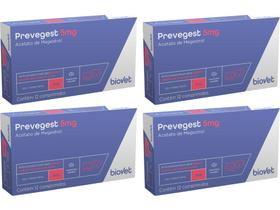 Prevegest 5mg - 12 Comprimidos - Biovet - 4 Unidades