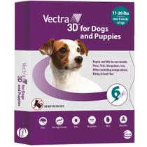 Prevenção contra Pulgas e Carrapatos VECTRA 3D para Cães Pequenos 6 Meses Prevenção contra Pulgas e Carrapatos VECTRA 3D para Cães Pequenos 6 Meses
