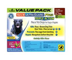 Prevenção de pulgas e carrapatos Hartz UltraGuard Pro para cães 61-150 libras