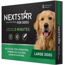 Prevenção de pulgas e carrapatos NEXTSTAR para cães grandes: 1 mês